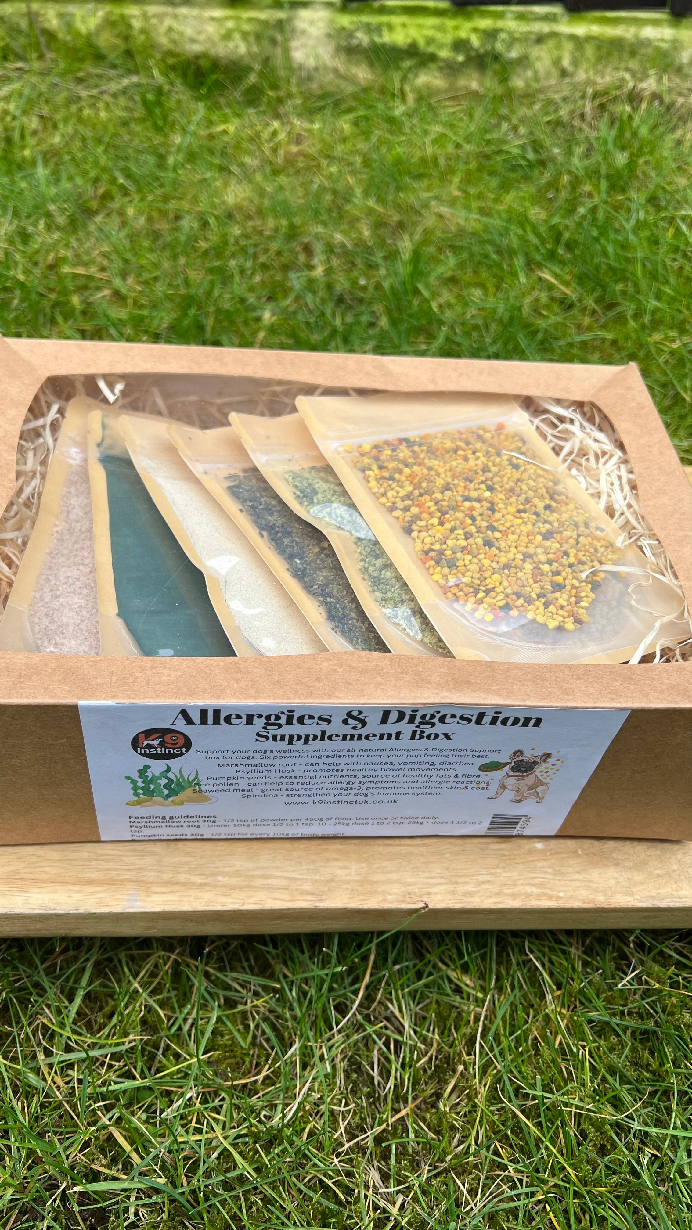 Allergies & digestion box – Teddy Pawfect Pantry