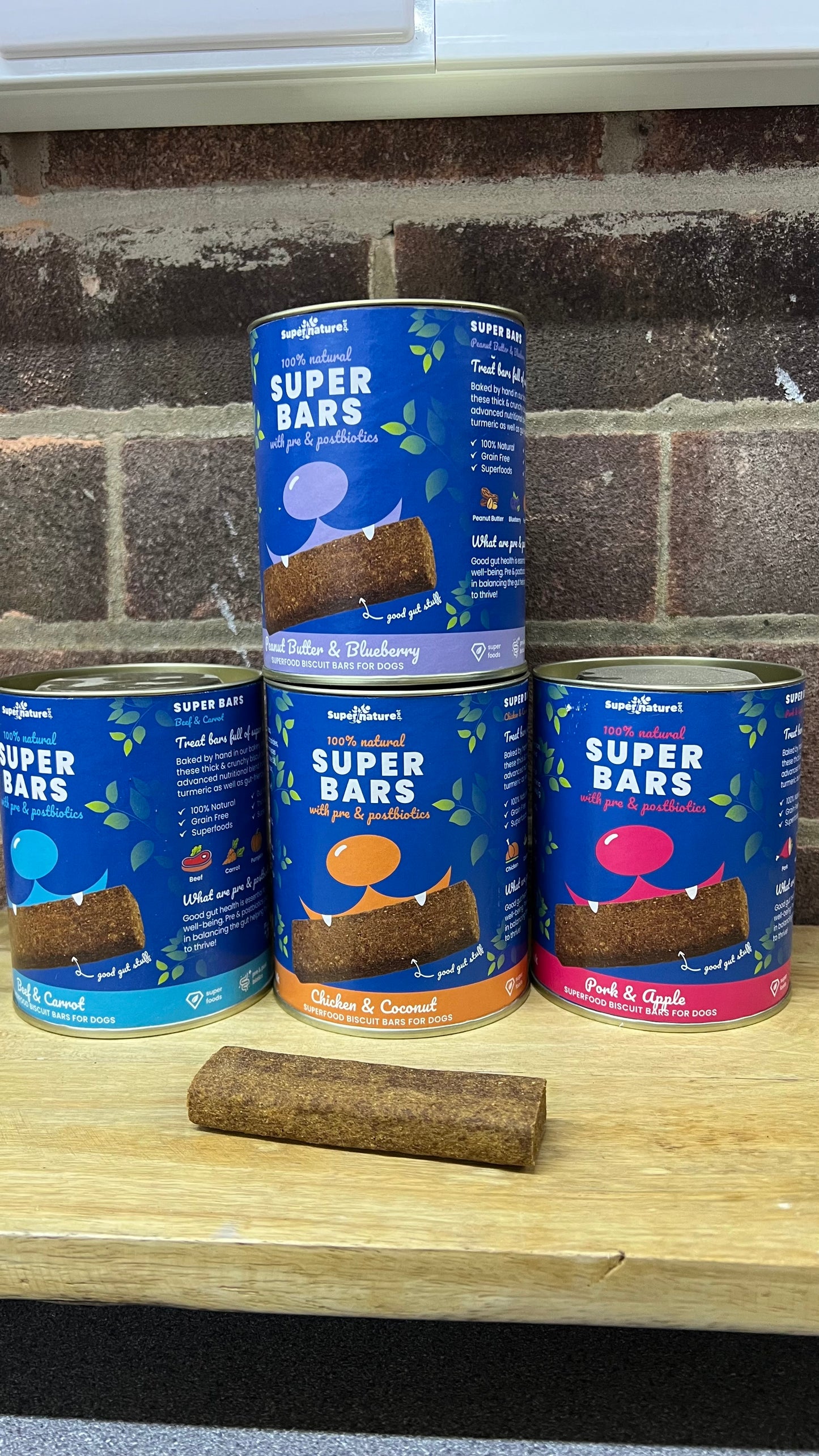 superbars, 14 bars per tin