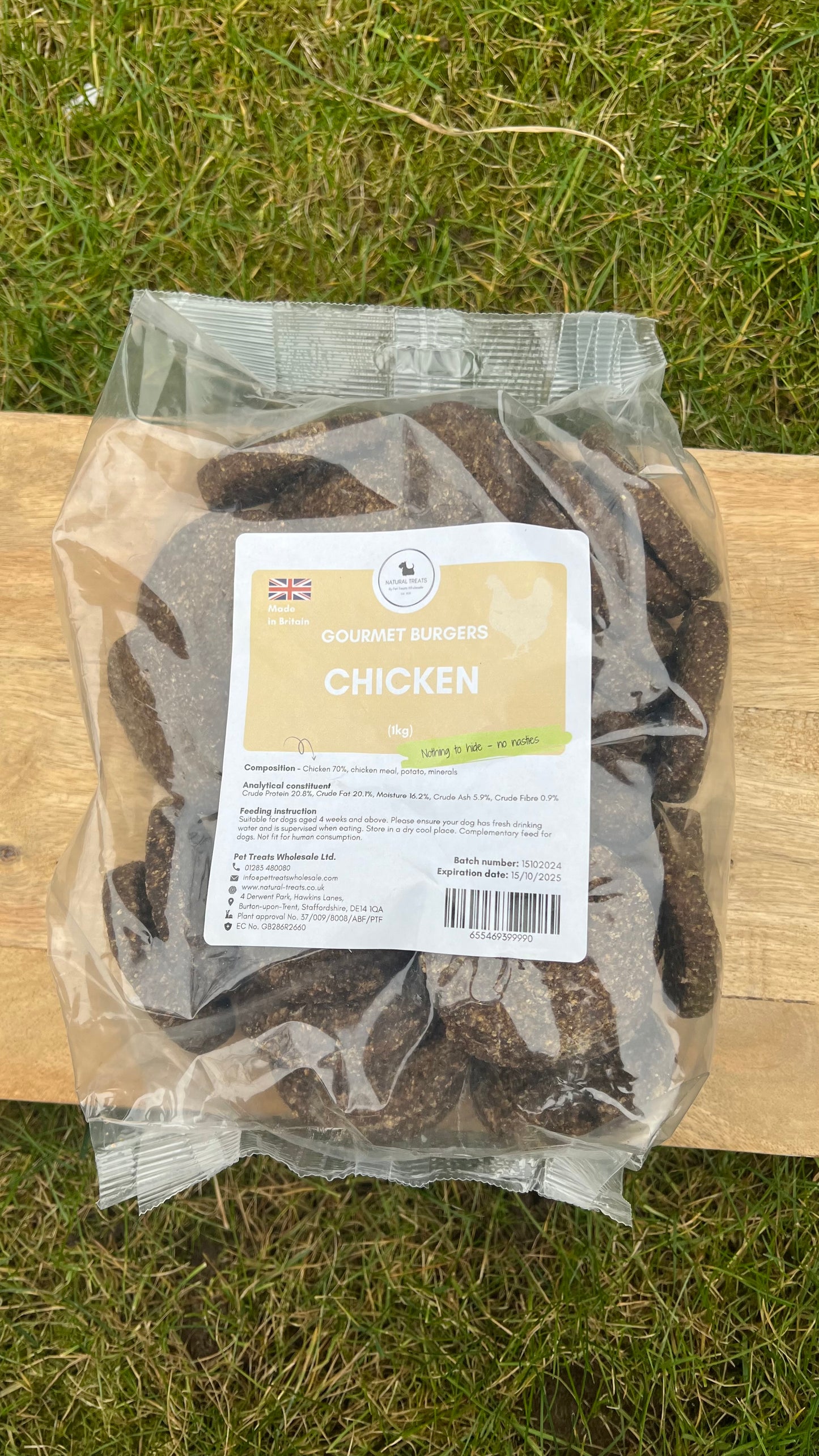 Bulk 1kg chicken burger