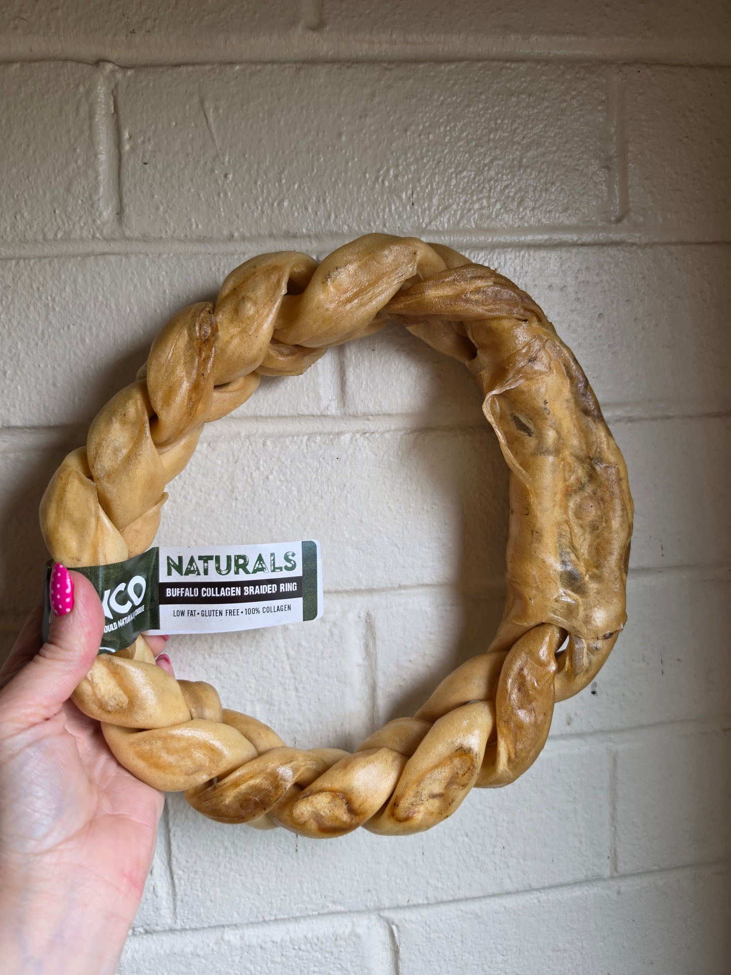 Giant Buffalo Collagen Braided Ring